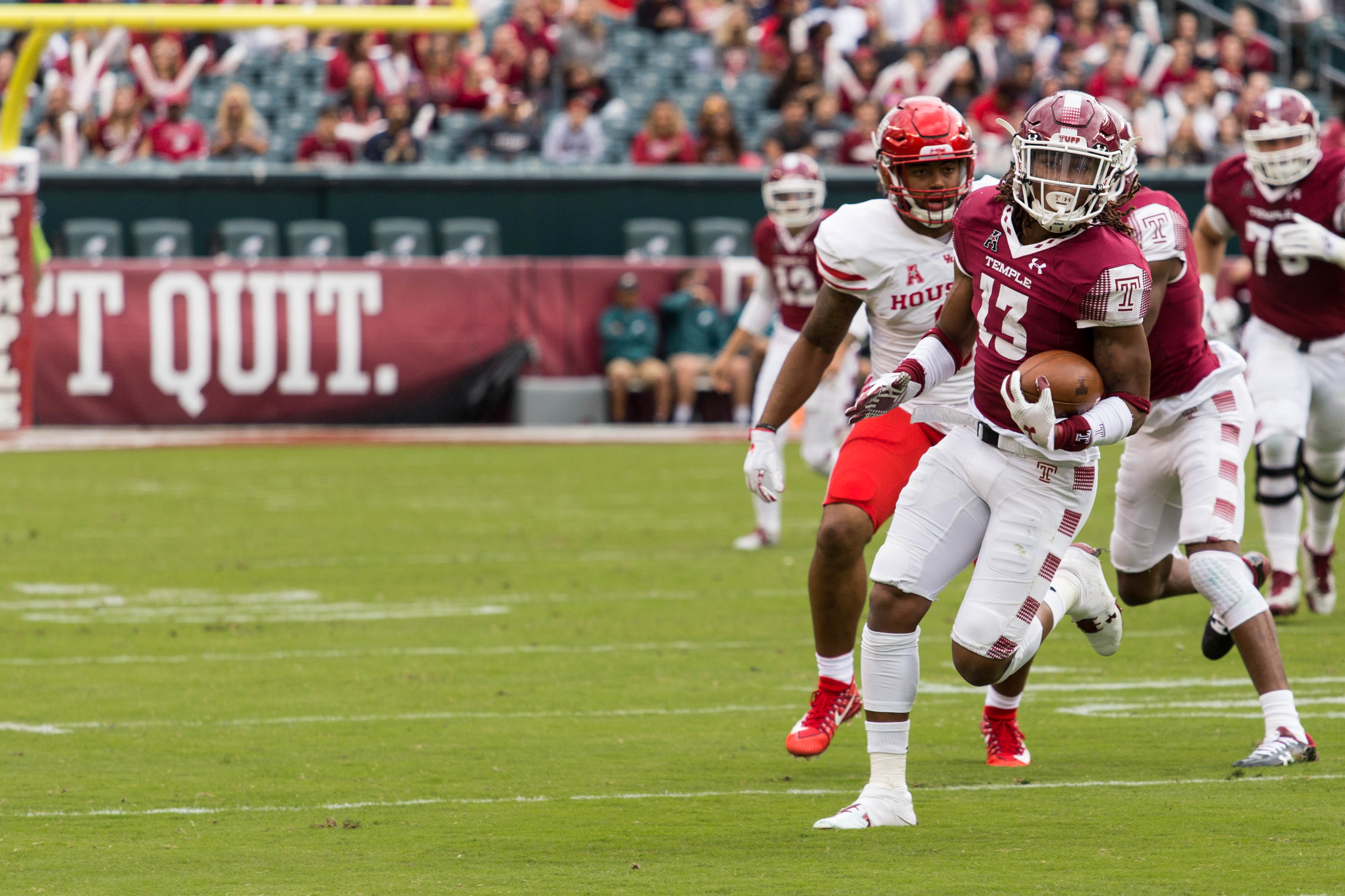 Shon Rountree Football Football’s run game produces positive gains in second half | The Temple ...