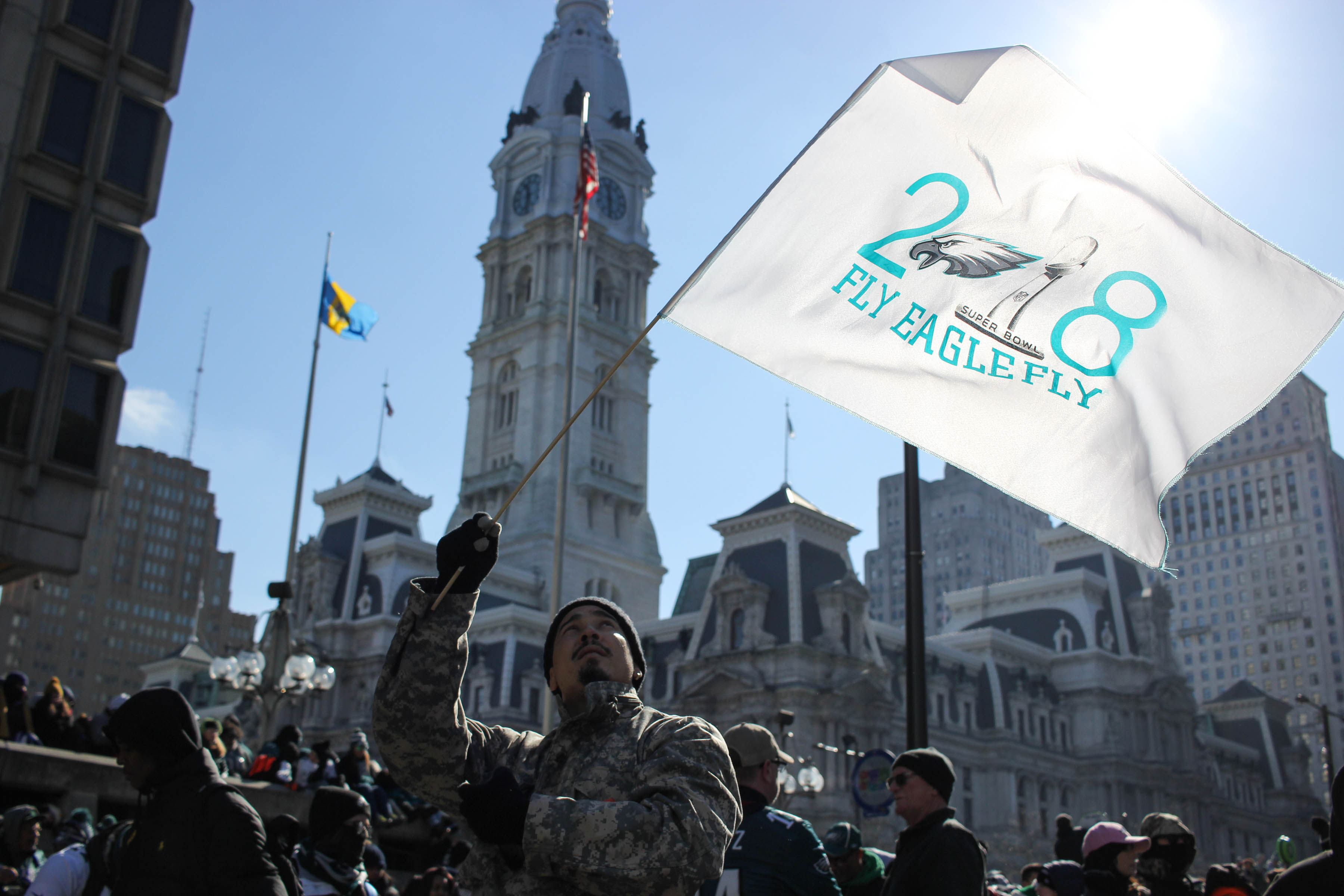 Photos: Thousands of fans gather for Eagles’ Super Bowl parade | The ...