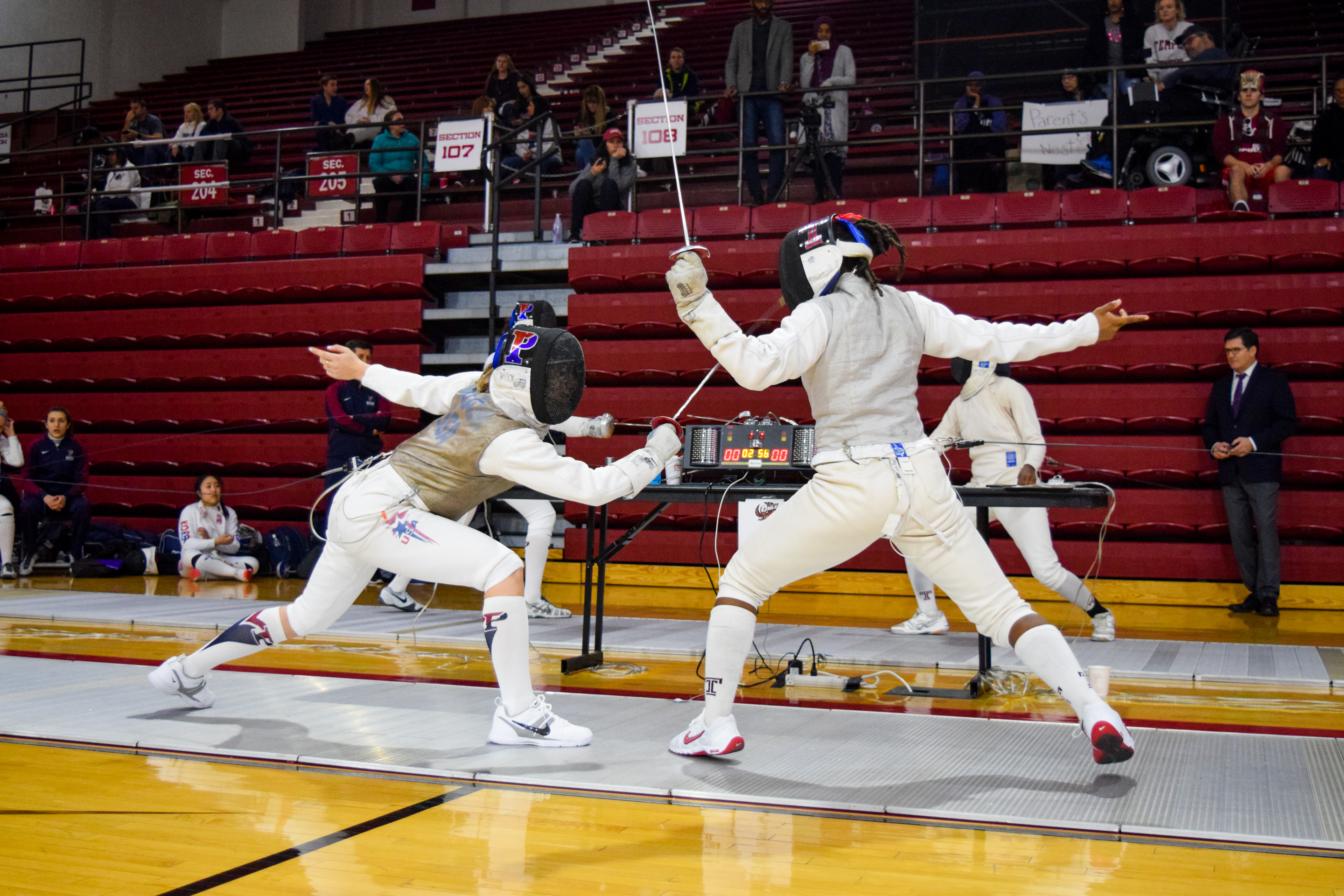 No. 10 Temple Fencing beats three ranked teams at Northwestern Duals ...