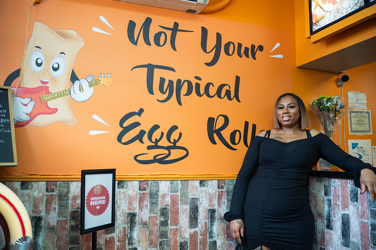 Time to Rock N Roll: alumna-owned egg roll restaurant opens brick